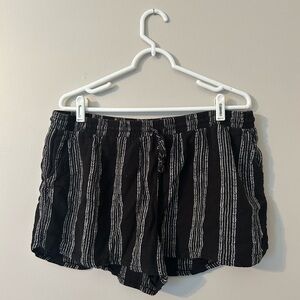 Target Black and White Striped Women's Cargo Shorts